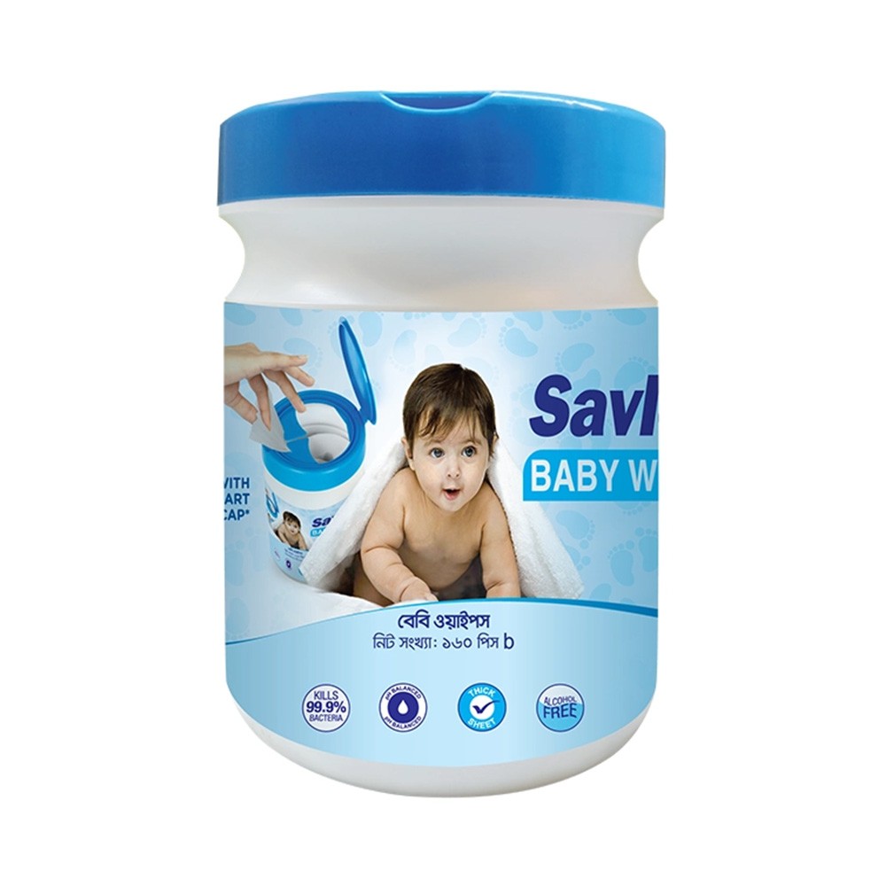 SAVLON BABY WIPES 160 PCS